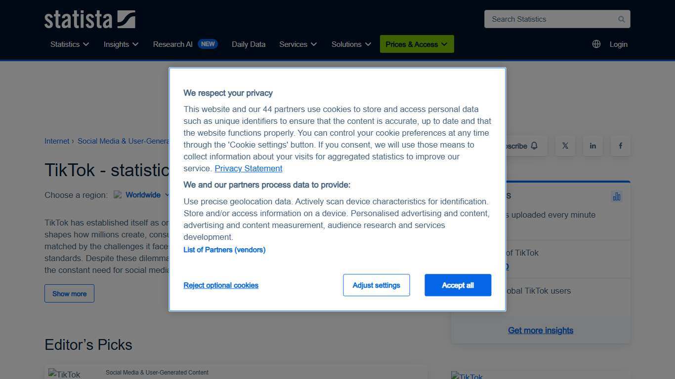 TikTok - statistics & facts Statista