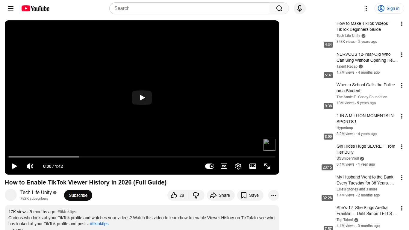 How to Enable TikTok Viewer History in 2026 (Full Guide) - YouTube