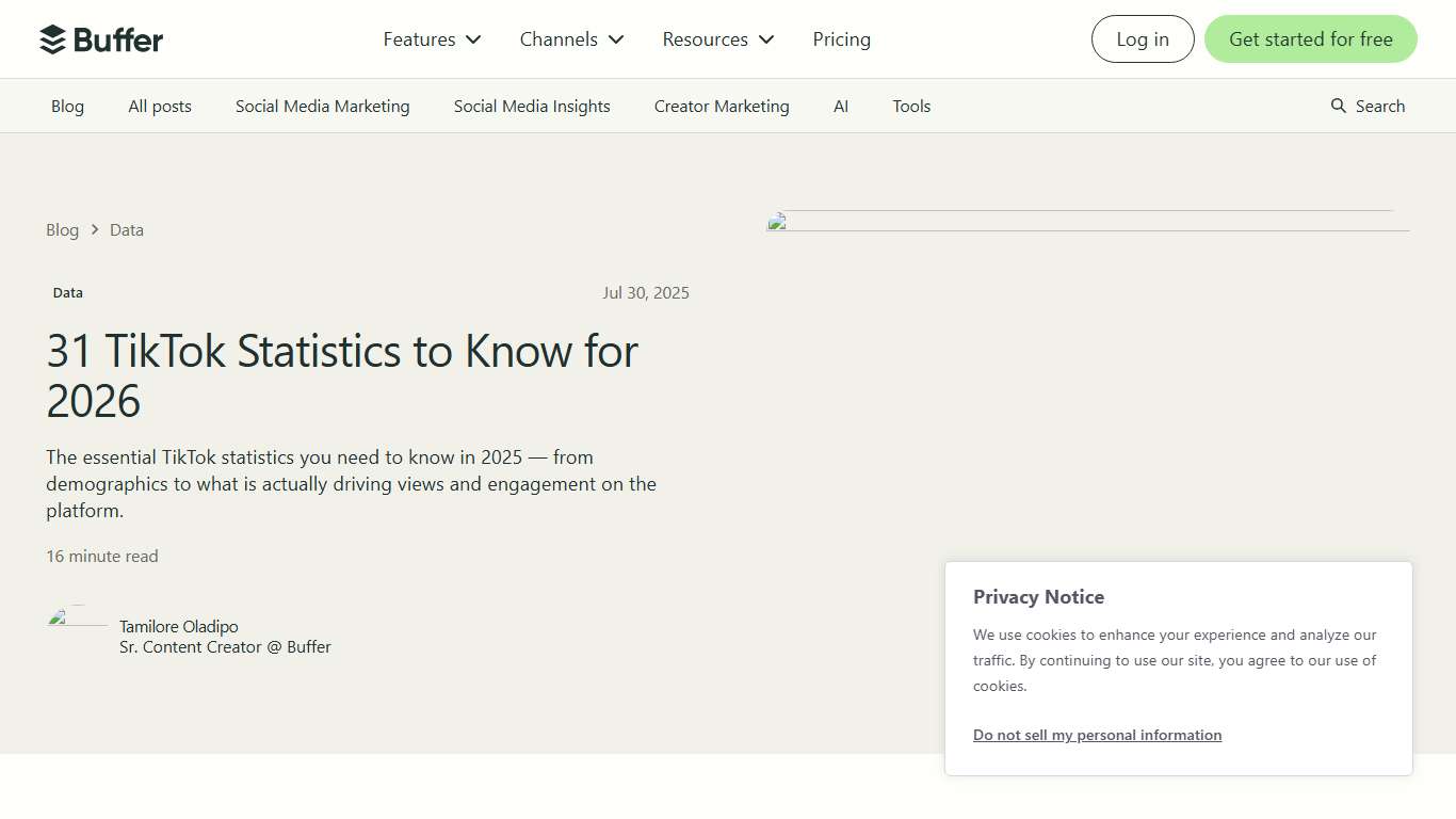 31 TikTok Statistics to Know for 2026